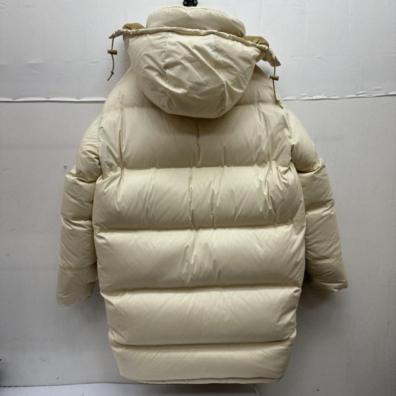 グッチ GUCCI コート ダウンコート 22SS THE NORTH FACE アーム ロゴ フーデッド ロング ダウン ジャケット 671794 S アイボリー / アイボリー / レディース USED 古着 中古 50142709