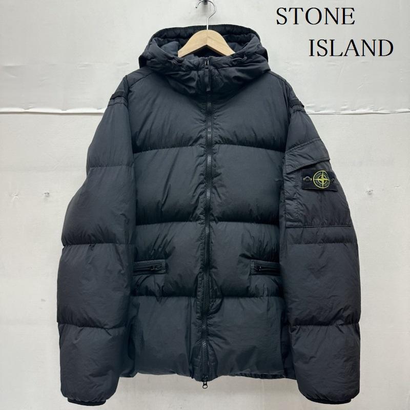 ストーンアイランド STONE ISLAND ジャケット、上着 ダウンジャケット 22AW GARMENT DYED CRINKLE REPS R-NY フード ダウン ジャケット 771540223 V0029 XXL 黒 / ブラック / black メンズ USED 古着 中古 50142736