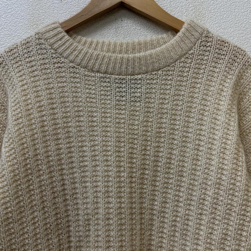 古着 USED ニット、セーター 長袖 ALPS ウール クルーネック 長袖 ニット セーター 無地 ベージュ S ベージュ / ベージュ / beige メンズ USED 古着 中古 50142784