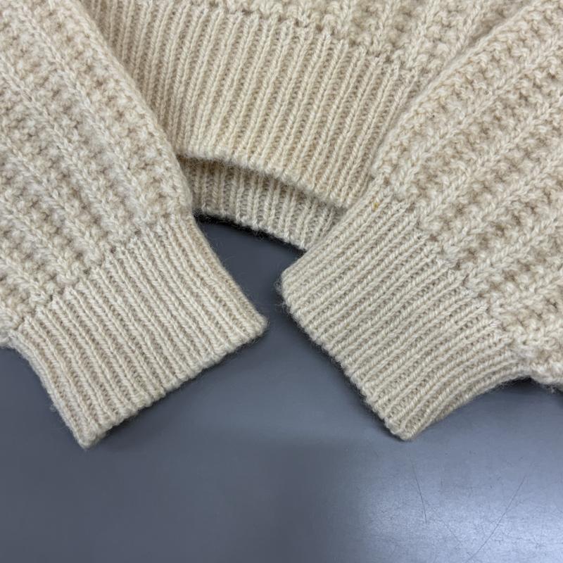 古着 USED ニット、セーター 長袖 ALPS ウール クルーネック 長袖 ニット セーター 無地 ベージュ S ベージュ / ベージュ / beige メンズ USED 古着 中古 50142784