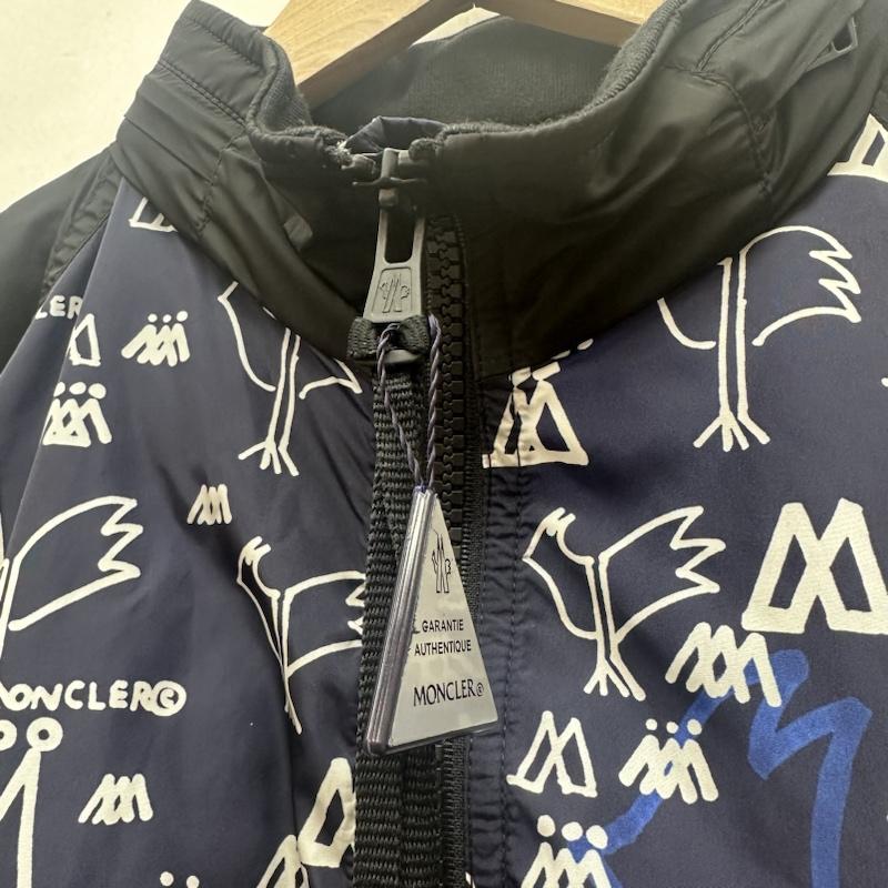 モンクレール MONCLER ジャケット、上着 ジャンパー、ブルゾン 23AW 総柄 ナイロン ジップ ジャケット D20914108085 539F1 1 マルチカラー / マルチカラー / multicolor メンズ USED 古着 中古 50142794