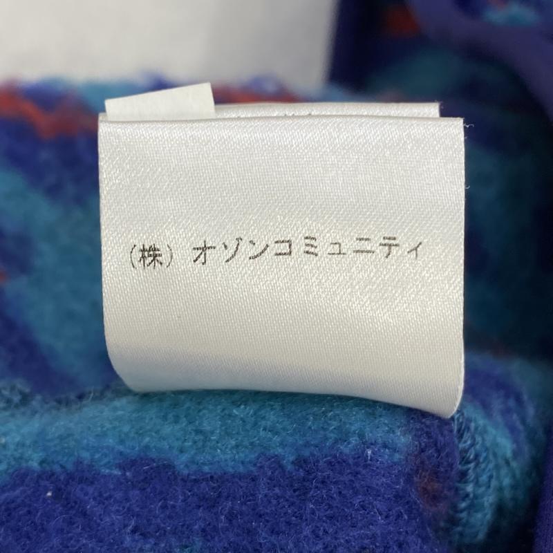 ヒステリックグラマー HYSTERIC GLAMOUR ジャケット、上着 ジャンパー、ブルゾン レオパード柄 刺繍ロゴ フリースジャケット M ブルー M ヒョウ柄・レオパード柄 青 / ブルー / blue メンズ USED 古着 中古 50142816
