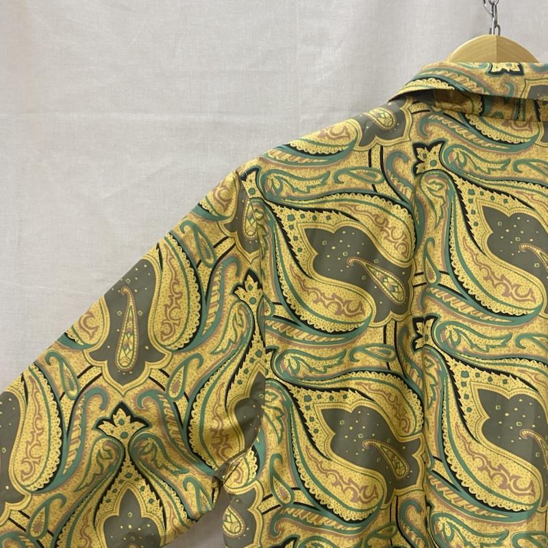 ステューシー STUSSY ジャケット、上着 ジャンパー、ブルゾン ペイズリー柄コーチジャケット ワンポイントロゴ刺繍 イエロー S S ペイズリー 黄 / イエロー / yellow メンズ USED 古着 中古 50142817
