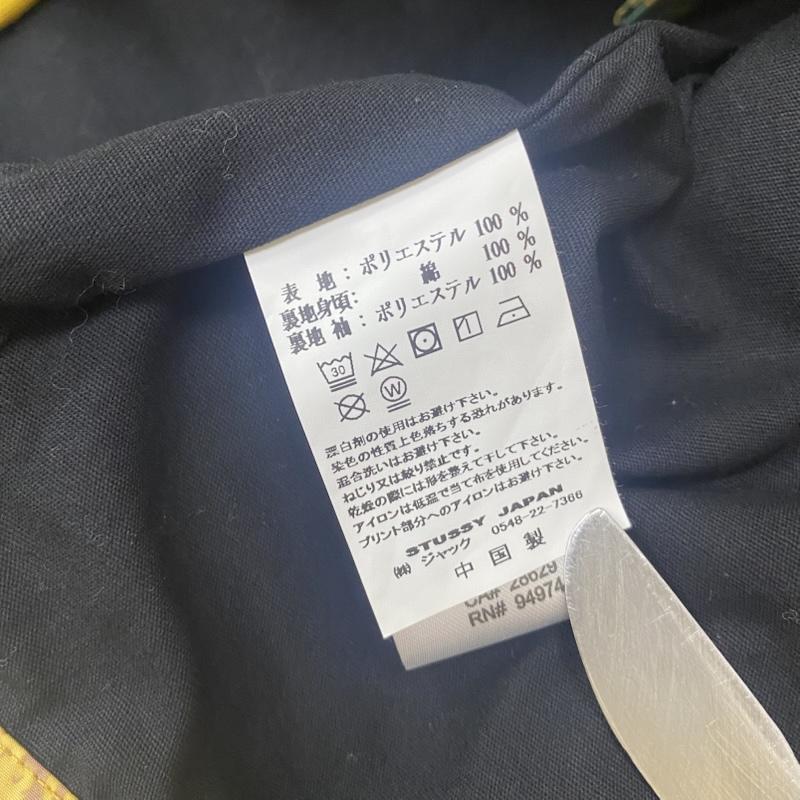 ステューシー STUSSY ジャケット、上着 ジャンパー、ブルゾン ペイズリー柄コーチジャケット ワンポイントロゴ刺繍 イエロー S S ペイズリー 黄 / イエロー / yellow メンズ USED 古着 中古 50142817