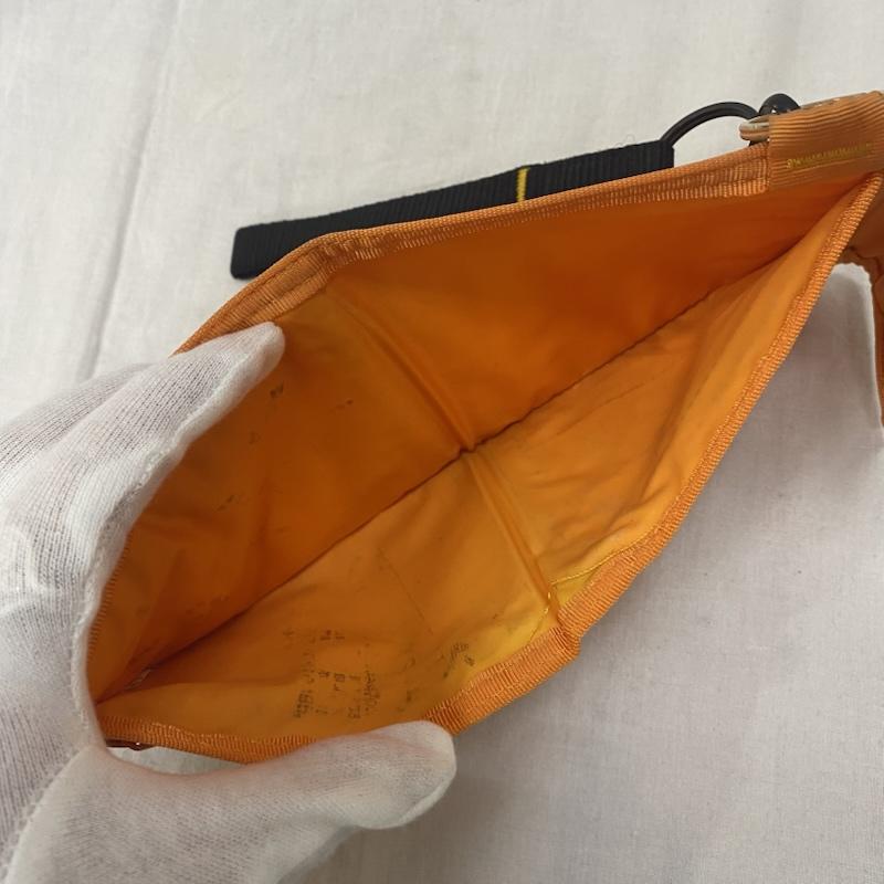 ポーター PORTER 財布 二つ折り 吉田カバン PORTER CAPSULE WALLET 縦型 ナイロン orange 財布 - ロゴ、文字 橙 / オレンジ / orange メンズ USED 古着 中古 50142829