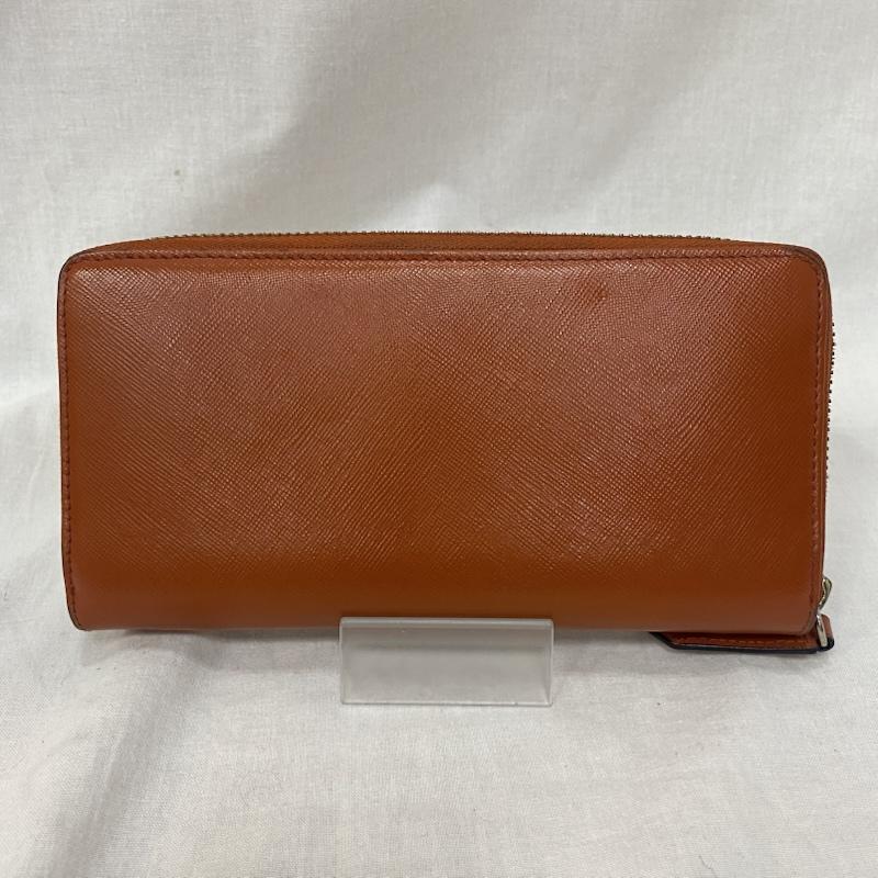 ヴィヴィアンウエストウッド Vivienne Westwood 財布 長財布 長財布 オーブロゴ ラウンドジップ orange ロゴ、文字 X ワンポイント 橙 / オレンジ / orange レディース USED 古着 中古 50142836