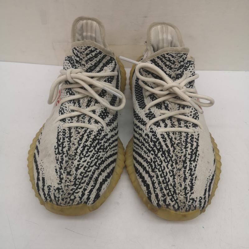 アディダス adidas スニーカー スニーカー YEEZY Boost 350 V2 Zebra イージーブースト350 V2 ゼブラ CP9654 27.5cm 白 / ホワイト / white X 黒 / ブラック / black メンズ USED 古着 中古 50142843