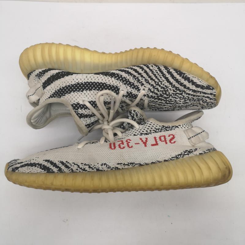 アディダス adidas スニーカー スニーカー YEEZY Boost 350 V2 Zebra イージーブースト350 V2 ゼブラ CP9654 27.5cm 白 / ホワイト / white X 黒 / ブラック / black メンズ USED 古着 中古 50142843