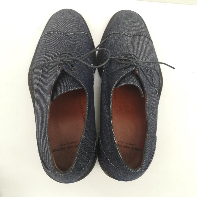 ドリスヴァンノッテン DRIES VAN NOTEN 革靴 革靴 デニム ドレス シューズ V243 イタリア製 UK：7.5 インディゴ / インディゴ / Indigo メンズ USED 古着 中古 50142847