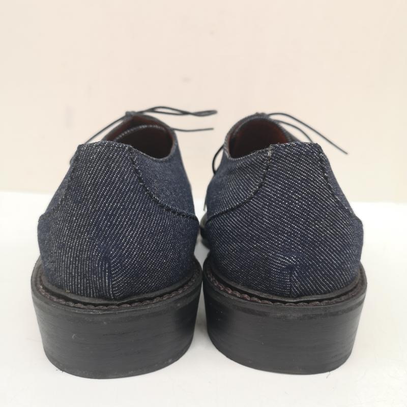 ドリスヴァンノッテン DRIES VAN NOTEN 革靴 革靴 デニム ドレス シューズ V243 イタリア製 UK：7.5 インディゴ / インディゴ / Indigo メンズ USED 古着 中古 50142847