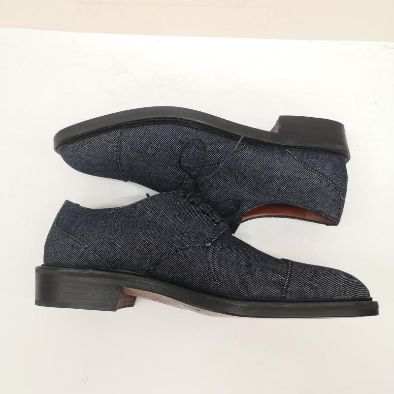 ドリスヴァンノッテン DRIES VAN NOTEN 革靴 革靴 デニム ドレス シューズ V243 イタリア製 UK：7.5 インディゴ / インディゴ / Indigo メンズ USED 古着 中古 50142847