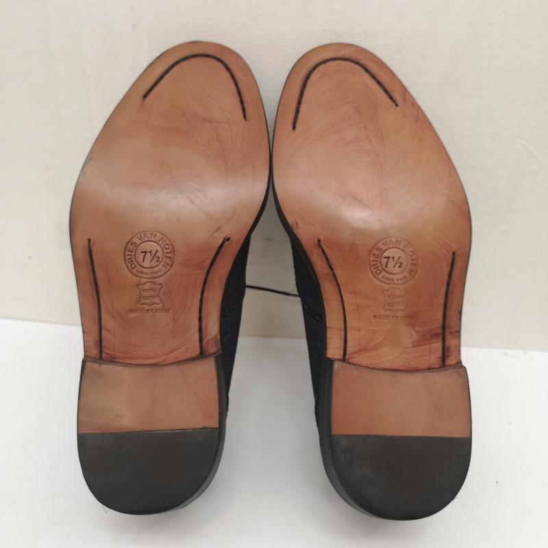 ドリスヴァンノッテン DRIES VAN NOTEN 革靴 革靴 デニム ドレス シューズ V243 イタリア製 UK：7.5 インディゴ / インディゴ / Indigo メンズ USED 古着 中古 50142847