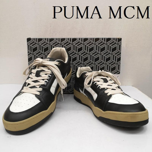 プーマ PUMA スニーカー スニーカー 22AW SLIPSTREAM LO COURT MCM スリップストリーム 388733-01 スニーカー 27.5cm 白 / ホワイト / white X 黒 / ブラック / black メンズ USED 古着 中古 50142851