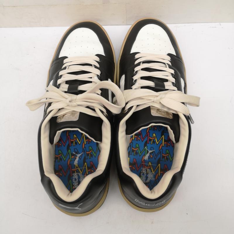 プーマ PUMA スニーカー スニーカー 22AW SLIPSTREAM LO COURT MCM スリップストリーム 388733-01 スニーカー 27.5cm 白 / ホワイト / white X 黒 / ブラック / black メンズ USED 古着 中古 50142851