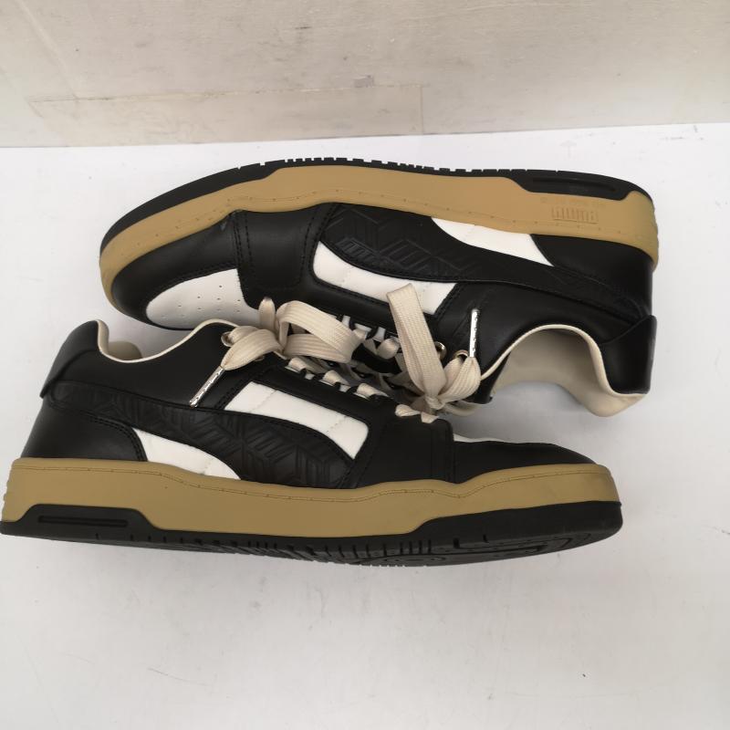 プーマ PUMA スニーカー スニーカー 22AW SLIPSTREAM LO COURT MCM スリップストリーム 388733-01 スニーカー 27.5cm 白 / ホワイト / white X 黒 / ブラック / black メンズ USED 古着 中古 50142851