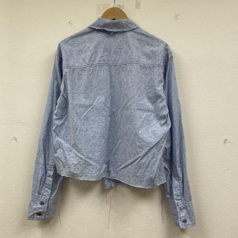 サルバム sulvam シャツ、ブラウス 長袖 長袖 総柄 シャツ ブラウス CUT OFF SHIRT SH-B06-002 S 総柄 水色 / ライトブルー / メンズ USED 古着 中古 50142938