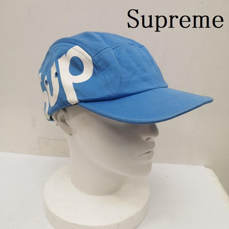 シュプリーム Supreme 帽子 キャップ 13AW SUP CAMP CAP サイドロゴ キャップ - 水色 / ライトブルー / メンズ USED 古着 中古 50142955