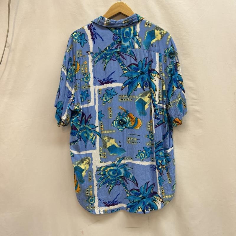 ヴィンテージ VINTAGE シャツ、ブラウス 半袖 90s JAMS WORLD 30th アロハシャツ ジャムズワールド M 水色 / ライトブルー / メンズ USED 古着 中古 50142963