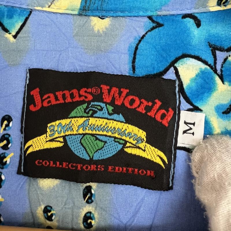 ヴィンテージ VINTAGE シャツ、ブラウス 半袖 90s JAMS WORLD 30th アロハシャツ ジャムズワールド M 水色 / ライトブルー / メンズ USED 古着 中古 50142963