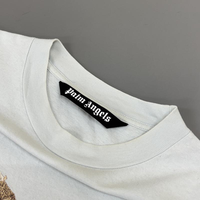 パーム・エンジェルス Palm Angels Tシャツ 半袖 21SS KILL THE BEAR TEE キルベアー プリント クルーネック 半袖 Tシャツ PMAA001S21JER018 L メンズ USED 古着 中古 50143027