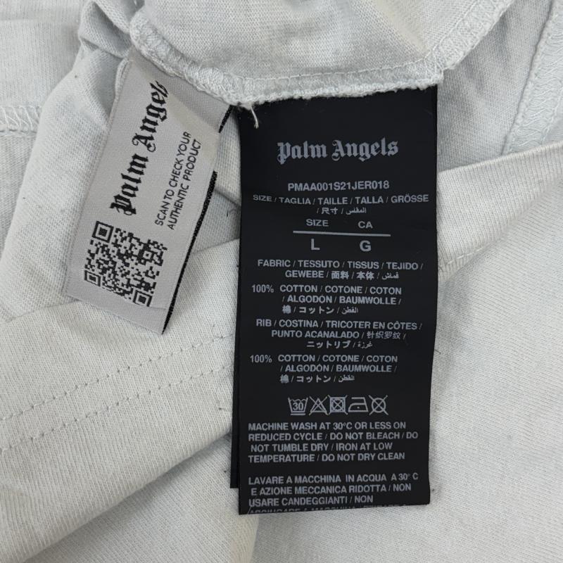 パーム・エンジェルス Palm Angels Tシャツ 半袖 21SS KILL THE BEAR TEE キルベアー プリント クルーネック 半袖 Tシャツ PMAA001S21JER018 L メンズ USED 古着 中古 50143027