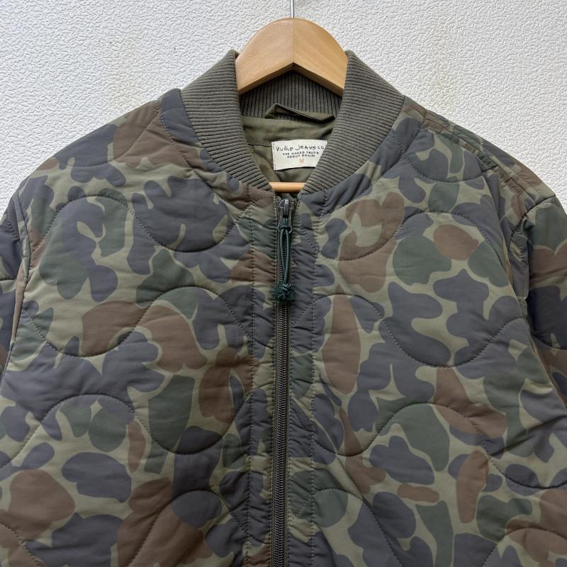 ヌーディージーンズ Nudie Jeans ジャケット、上着 ジャンパー、ブルゾン FRED LINER カモフラ 迷彩柄 ナイロン キルティング ライナー ジャケット M メンズ USED 古着 中古 50143037