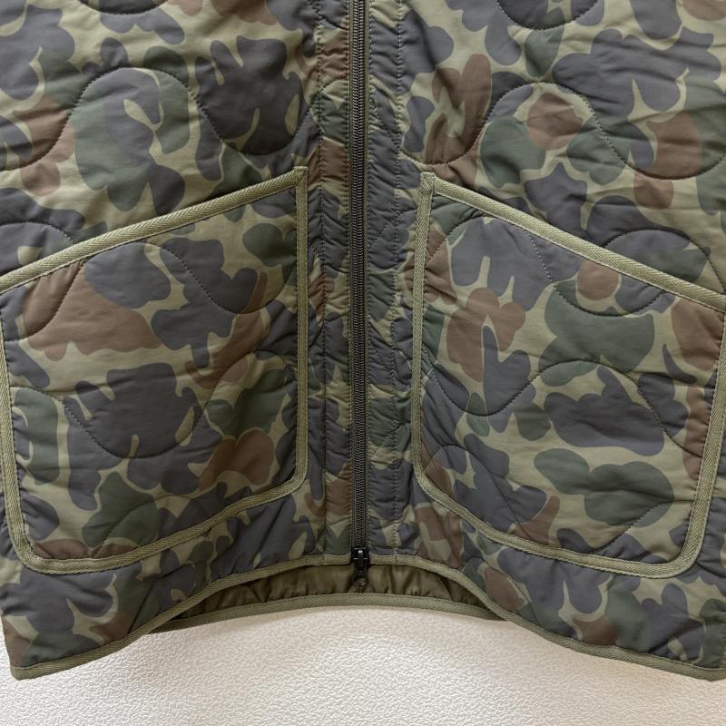 ヌーディージーンズ Nudie Jeans ジャケット、上着 ジャンパー、ブルゾン FRED LINER カモフラ 迷彩柄 ナイロン キルティング ライナー ジャケット M メンズ USED 古着 中古 50143037