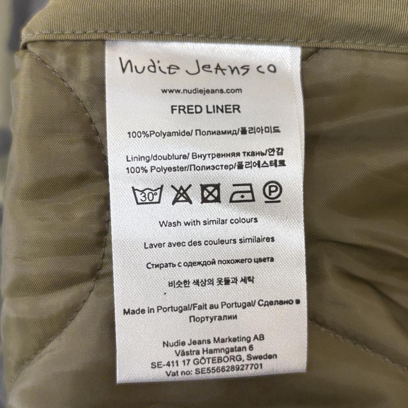 ヌーディージーンズ Nudie Jeans ジャケット、上着 ジャンパー、ブルゾン FRED LINER カモフラ 迷彩柄 ナイロン キルティング ライナー ジャケット M メンズ USED 古着 中古 50143037