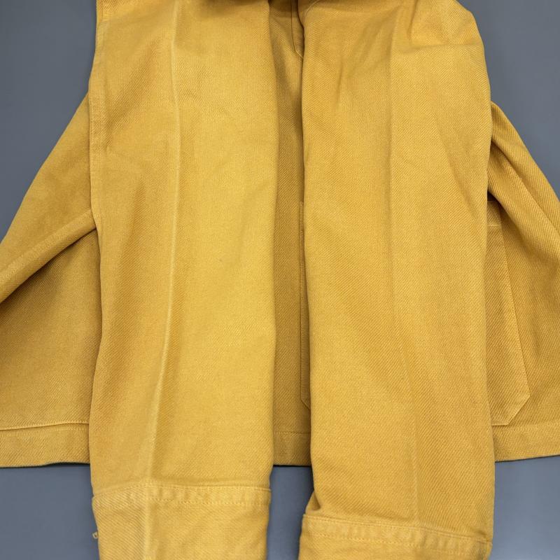 ヌーディージーンズ Nudie Jeans ジャケット、上着 ジャンパー、ブルゾン Barney Worker Jacket バーニー ワーカー ジャケット カバーオール 黄色 イエロー M 黄 / イエロー / yellow メンズ USED 古着 中古 50143039