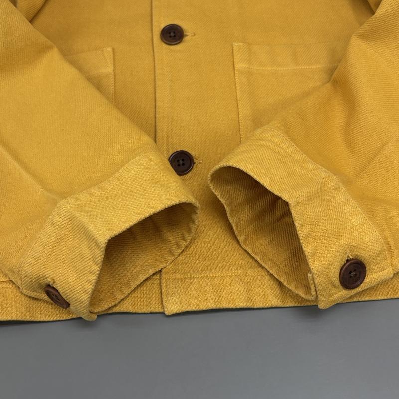 ヌーディージーンズ Nudie Jeans ジャケット、上着 ジャンパー、ブルゾン Barney Worker Jacket バーニー ワーカー ジャケット カバーオール 黄色 イエロー M 黄 / イエロー / yellow メンズ USED 古着 中古 50143039