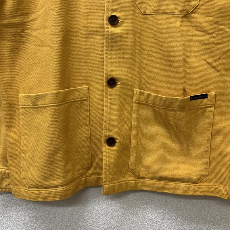 ヌーディージーンズ Nudie Jeans ジャケット、上着 ジャンパー、ブルゾン Barney Worker Jacket バーニー ワーカー ジャケット カバーオール 黄色 イエロー M 黄 / イエロー / yellow メンズ USED 古着 中古 50143039