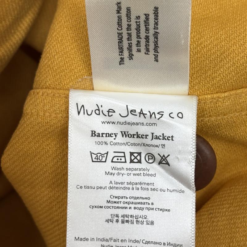 ヌーディージーンズ Nudie Jeans ジャケット、上着 ジャンパー、ブルゾン Barney Worker Jacket バーニー ワーカー ジャケット カバーオール 黄色 イエロー M 黄 / イエロー / yellow メンズ USED 古着 中古 50143039