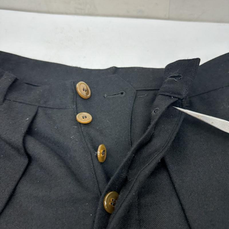 ヴィヴィアンウエストウッドマン Vivienne Westwood MAN パンツ スラックス ウール タック テーパード パンツ VW-W1-88699 44 黒 / ブラック / black メンズ USED 古着 中古 50143099