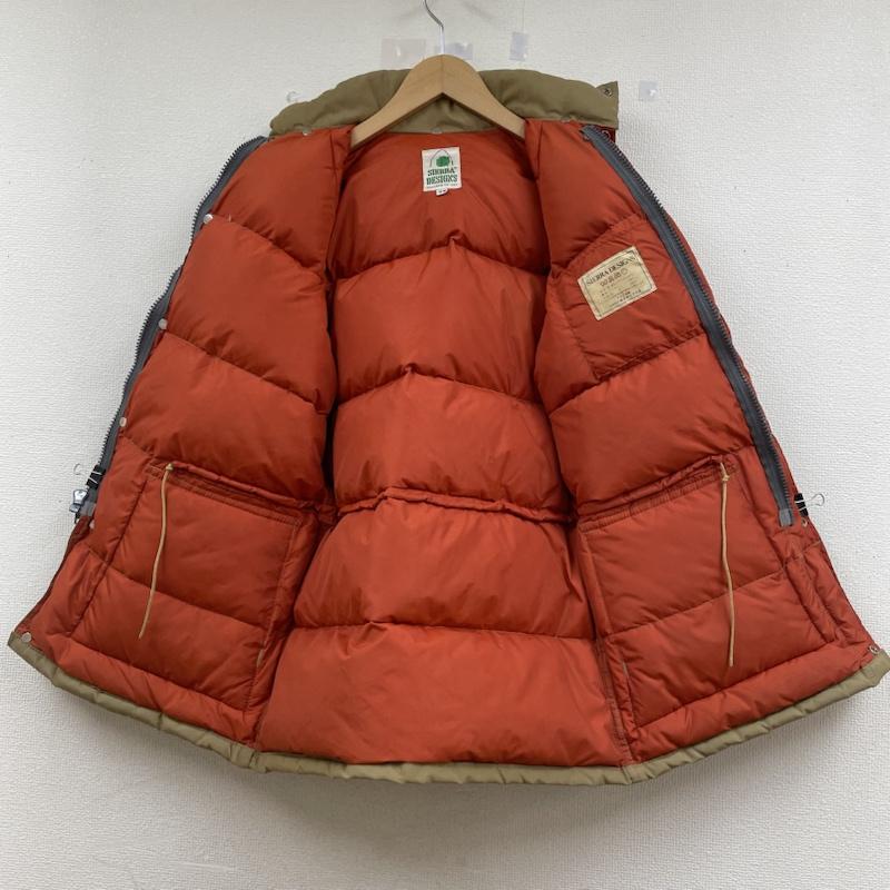 シェラデザイン SIERRA DESIGNS ジャケット、上着 ダウンジャケット ダウン ジャケット ブルゾン フルジップ 70s 70年代 7本木タグ USA製 スタック大倉 XS 無地 ベージュ / ベージュ / beige メンズ USED 古着 中古 50143124