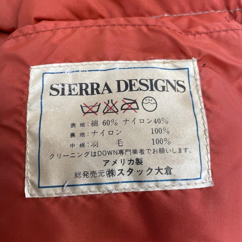 シェラデザイン SIERRA DESIGNS ジャケット、上着 ダウンジャケット ダウン ジャケット ブルゾン フルジップ 70s 70年代 7本木タグ USA製 スタック大倉 XS 無地 ベージュ / ベージュ / beige メンズ USED 古着 中古 50143124