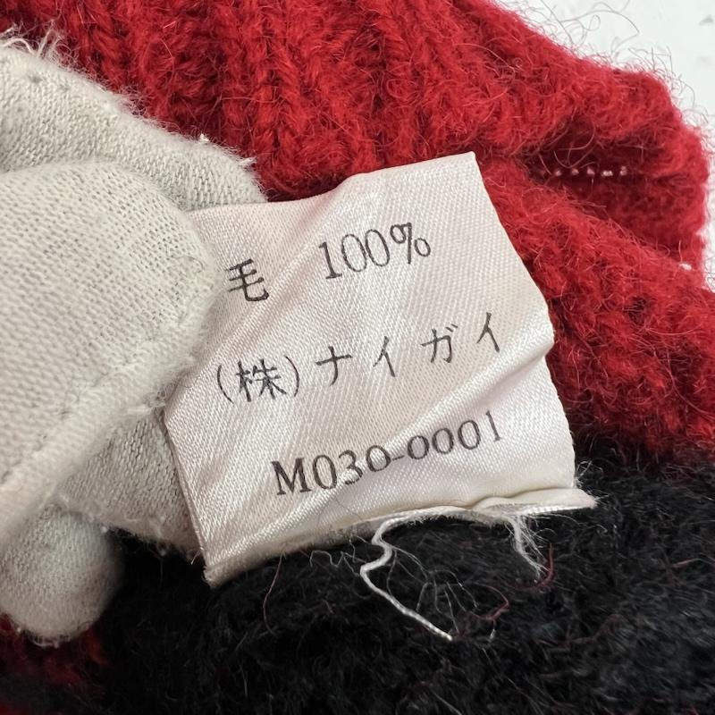 ダブルアールエル ラルフローレン RRL RALPH LAUREN ニット、セーター 長袖 90s POLO COUNTRY ポロカントリー チェック柄 ショールカラー ウール ニット L 赤 / レッド / red メンズ USED 古着 中古 50143141
