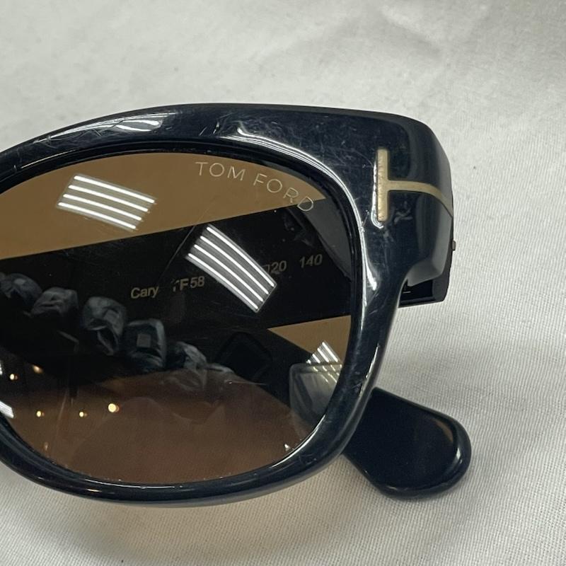 トム フォード TOM FORD めがね・サングラス サングラス TF58 Cary ウェリントン サングラス プラスチック BLK BRW ブラック ブラウン - 黒 / ブラック / black メンズ USED 古着 中古 50143160