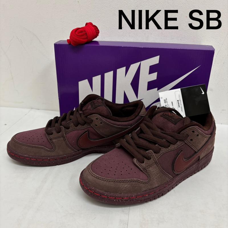ナイキエスビー NIKE SB スニーカー スニーカー スニーカー Dunk Low PRM City of Love Burgundy NF0619 600 ダンクロー 27.5cm メンズ USED 古着 中古 50143161