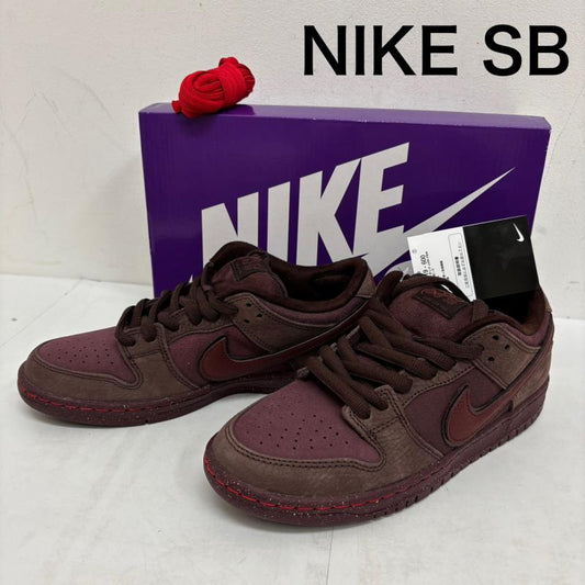 ナイキエスビー NIKE SB スニーカー スニーカー スニーカー Dunk Low PRM City of Love Burgundy NF0619 600 ダンクロー 27.5cm メンズ USED 古着 中古 50143161