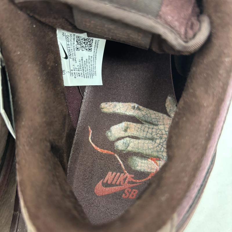 ナイキエスビー NIKE SB スニーカー スニーカー スニーカー Dunk Low PRM City of Love Burgundy NF0619 600 ダンクロー 27.5cm メンズ USED 古着 中古 50143161