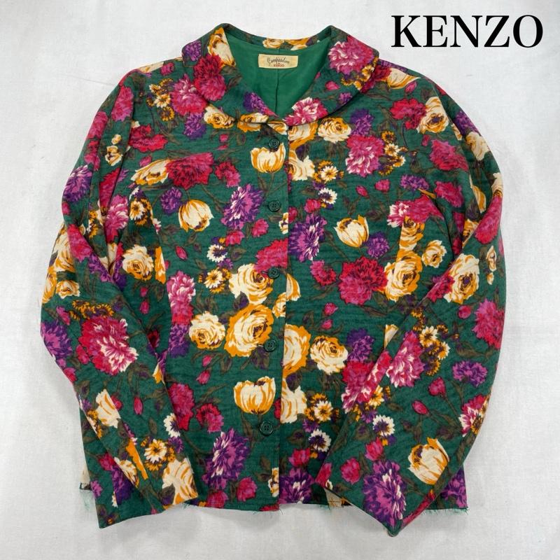ケンゾー KENZO ジャケット、上着 ジャケット、ブレザー フラワー プリント 花柄 ジャケット ヴィンテージ - 花柄 マルチカラー / マルチカラー / multicolor レディース USED 古着 中古 50143223