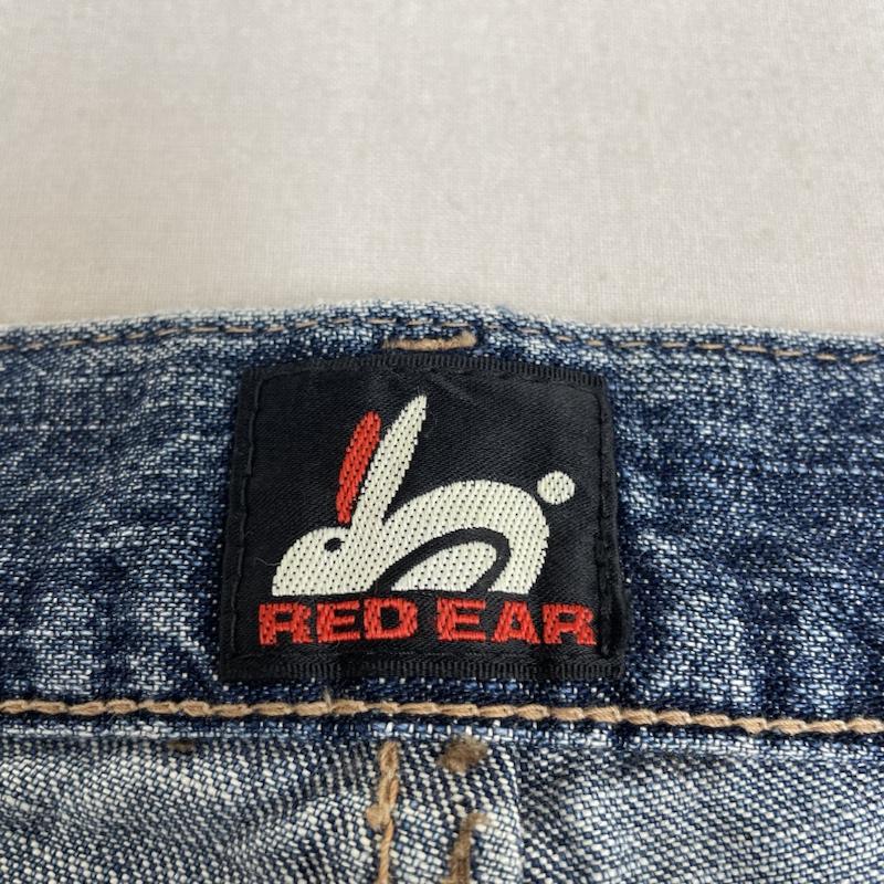ポールスミス Paul Smith パンツ デニム、ジーンズ レッドイヤー RED EAR 赤耳 ダメージ ボタンフライ デニム ジーンズ DENIM ジーパン 32インチ ロゴ、文字 インディゴ / インディゴ / Indigo メンズ USED 古着 中古 50143227