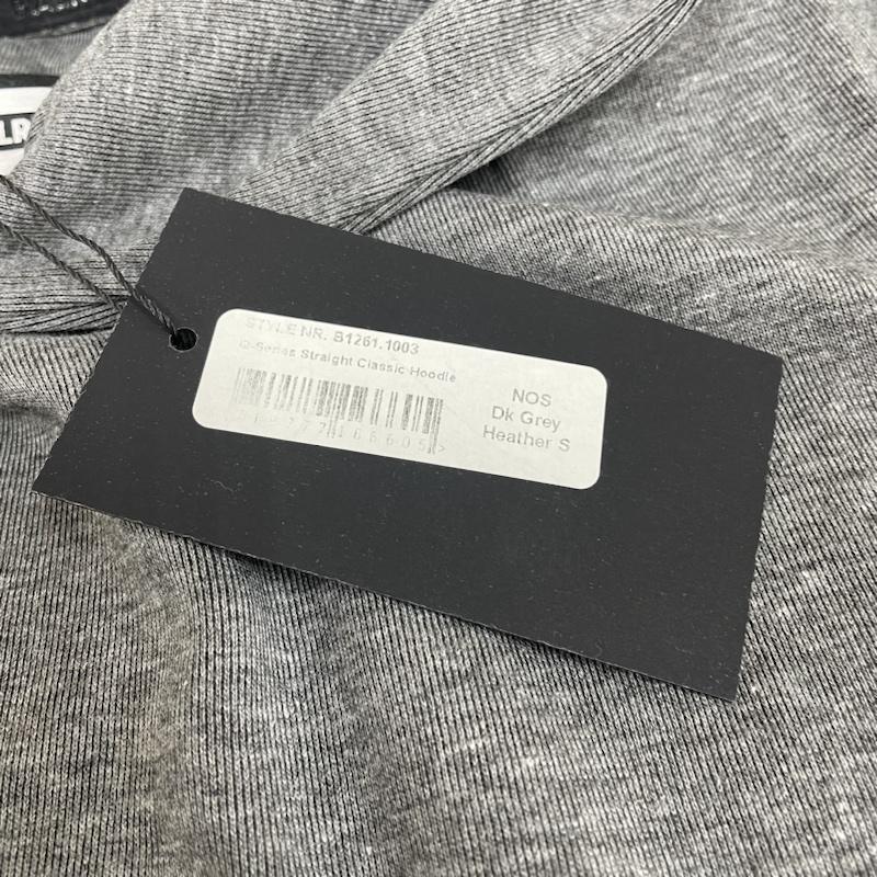 古着 USED パーカー 長袖 BALR. Q-SERIES プルオーバー パーカー スウェット 長袖 メタルロゴ サイドジップ フーディー S ロゴ、文字 灰 / グレー / gray メンズ USED 古着 中古 50143230