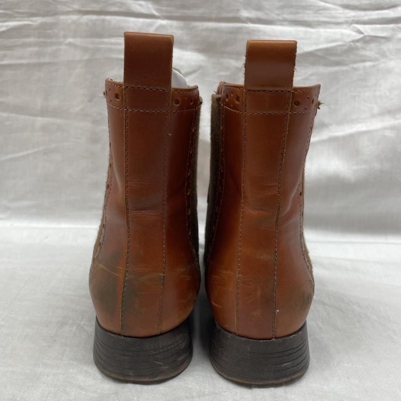 クラークス Clarks ブーツ ショートブーツ 26118830 クラークス サイドゴア チェルシーブーツ ウィングチップ BRW ブラウン UK：6 茶 / ブラウン / brown レディース USED 古着 中古 50143240