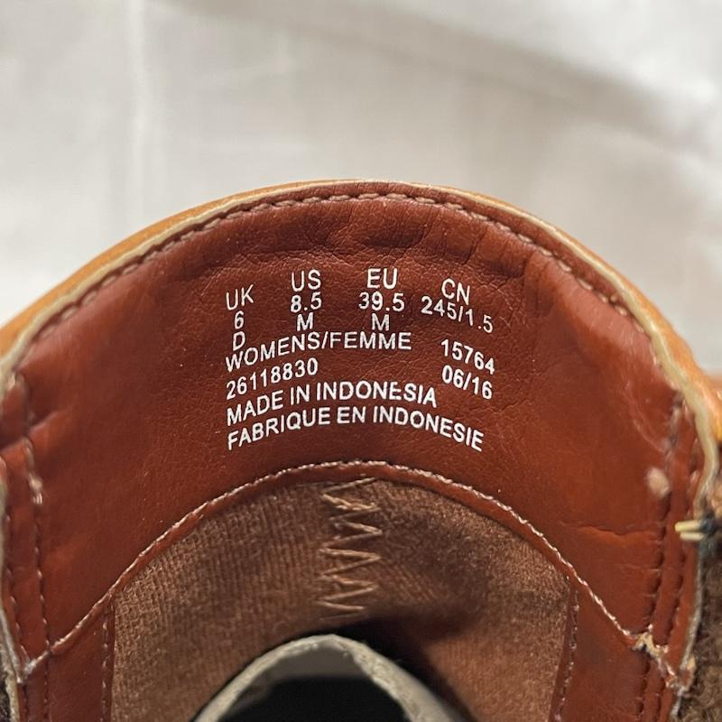 クラークス Clarks ブーツ ショートブーツ 26118830 クラークス サイドゴア チェルシーブーツ ウィングチップ BRW ブラウン UK：6 茶 / ブラウン / brown レディース USED 古着 中古 50143240