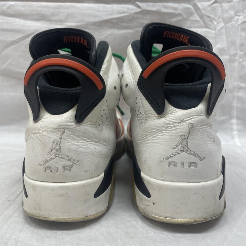 ナイキ NIKE スニーカー スニーカー 384664-145 Air Jordan 6 Retro Gatorade Like Mike White ジョーダン6 レトロ ゲータレード ライク マイク ホワイト 27.5cm 白 / ホワイト / white X 橙 / オレンジ / orange X 緑 / グリーン / green メンズ USED 古着 中古 50143251