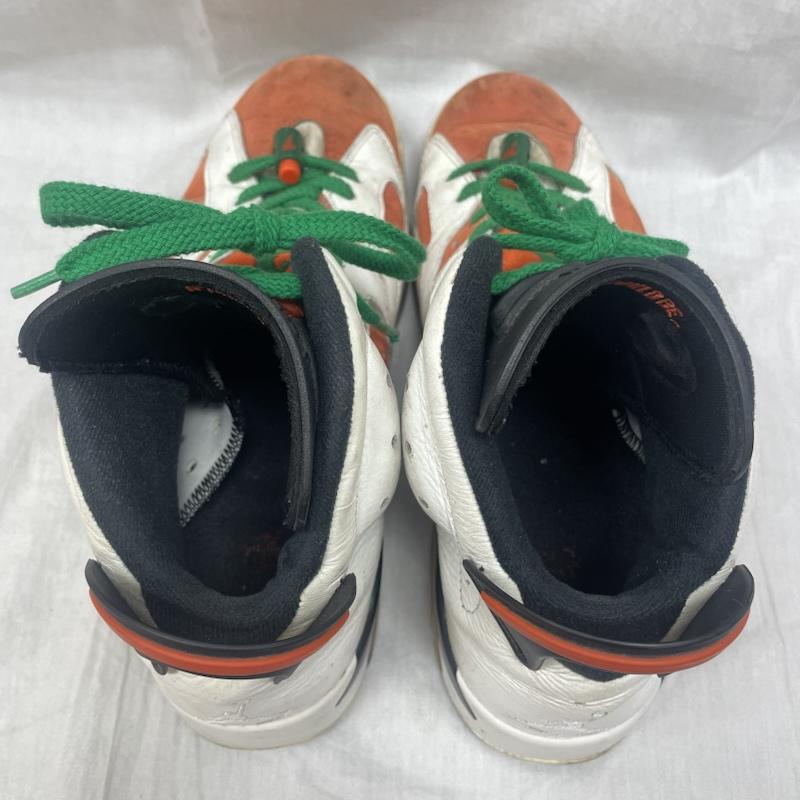 ナイキ NIKE スニーカー スニーカー 384664-145 Air Jordan 6 Retro Gatorade Like Mike White ジョーダン6 レトロ ゲータレード ライク マイク ホワイト 27.5cm 白 / ホワイト / white X 橙 / オレンジ / orange X 緑 / グリーン / green メンズ USED 古着 中古 50143251