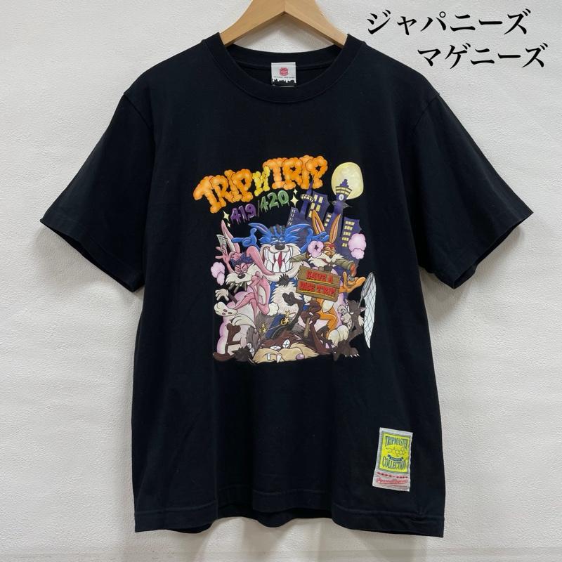 古着 USED Tシャツ 半袖 ジャパニーズマゲニーズ TRIP 半袖 Tシャツ プリント M プリント X キャラクター 黒 / ブラック / black X マルチカラー / マルチカラー / multicolor メンズ USED 古着 中古 50143256