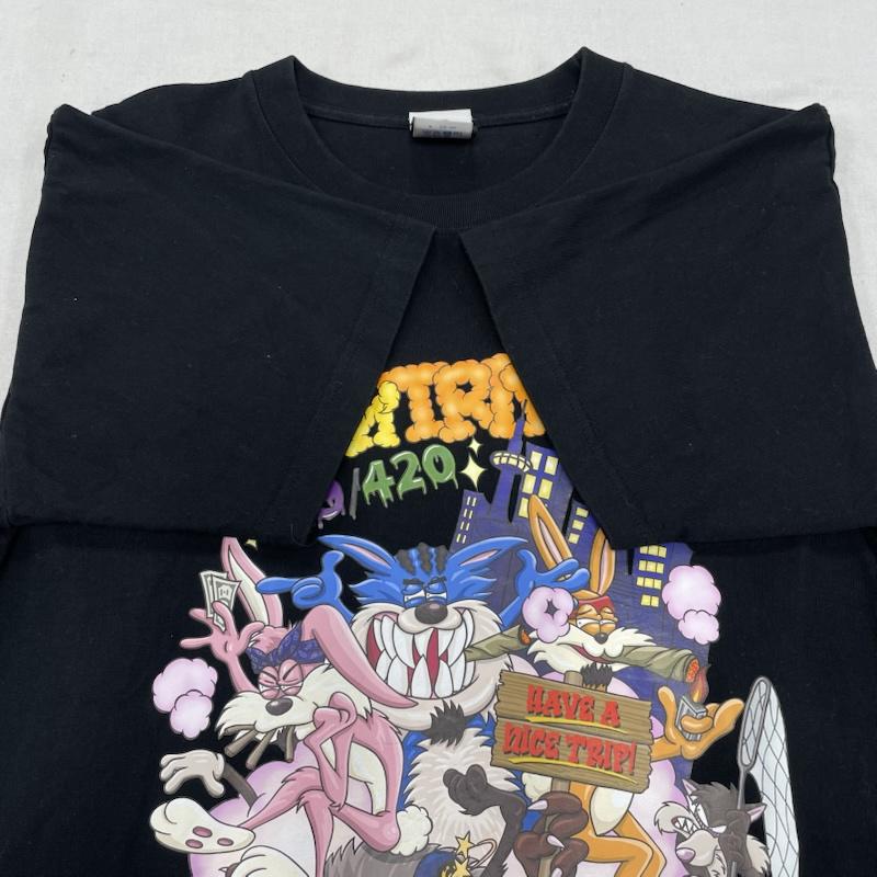 古着 USED Tシャツ 半袖 ジャパニーズマゲニーズ TRIP 半袖 Tシャツ プリント M プリント X キャラクター 黒 / ブラック / black X マルチカラー / マルチカラー / multicolor メンズ USED 古着 中古 50143256