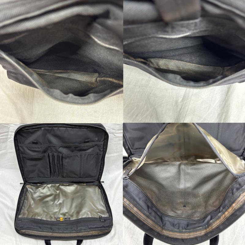 ポーター PORTER ハンドバッグ ハンドバッグ TENSION BRIEFCASE テンション ブリーフケース コーデュラ ナイロン ハンド バッグ 黒 ブラック - 黒 / ブラック / black メンズ USED 古着 中古 50143266